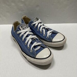 Converse Chuck Taylor All Star Low Shoes Mens 7 Blue Canvas Classic Sneakers